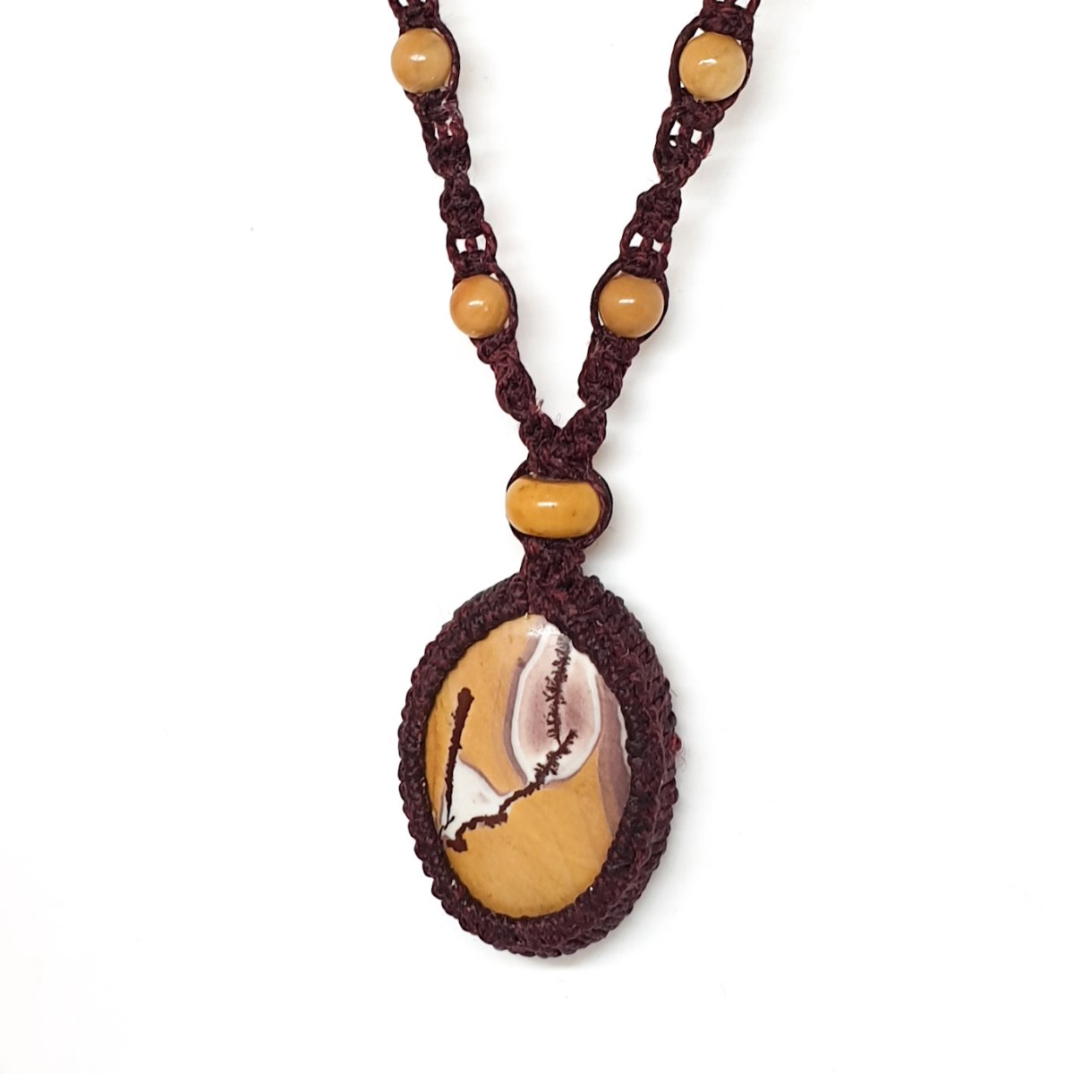 שרשרת אבן דנדרייט סונורה ג'ספר